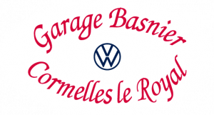 logo du garage basnier avec un fond blanc