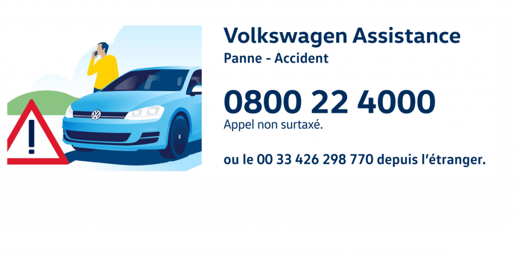 numéro de téléphone Volkswagen Assistance