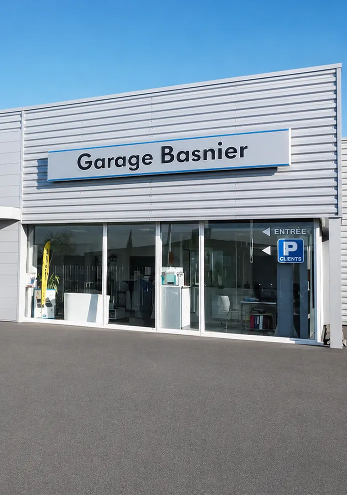 Enseigne garage basnier